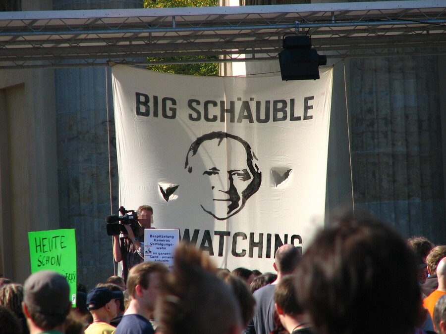Big Schäuble is watching you
