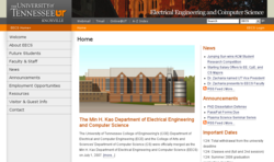Department of Electrical Engineering and Computer Science at the University of Tennessee at Knoxville, USA