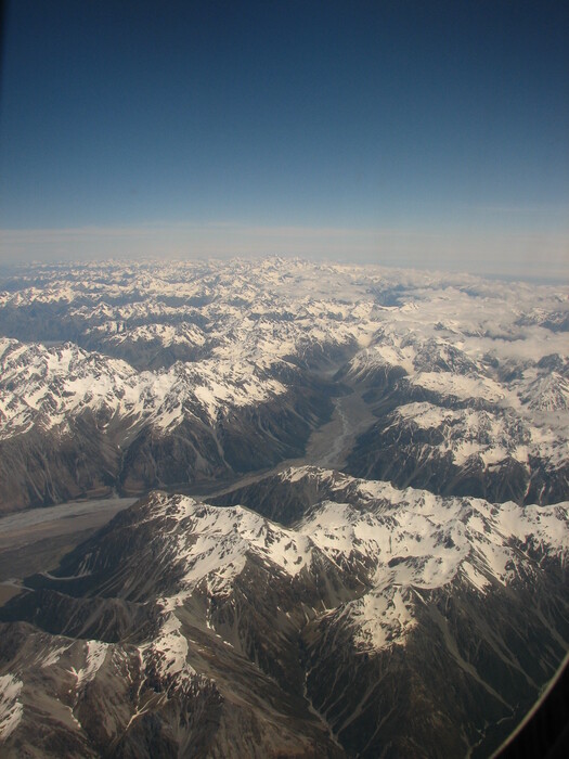The Southern Alps from the plane