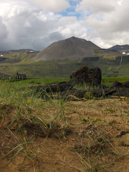Church and Volcano in Búðir