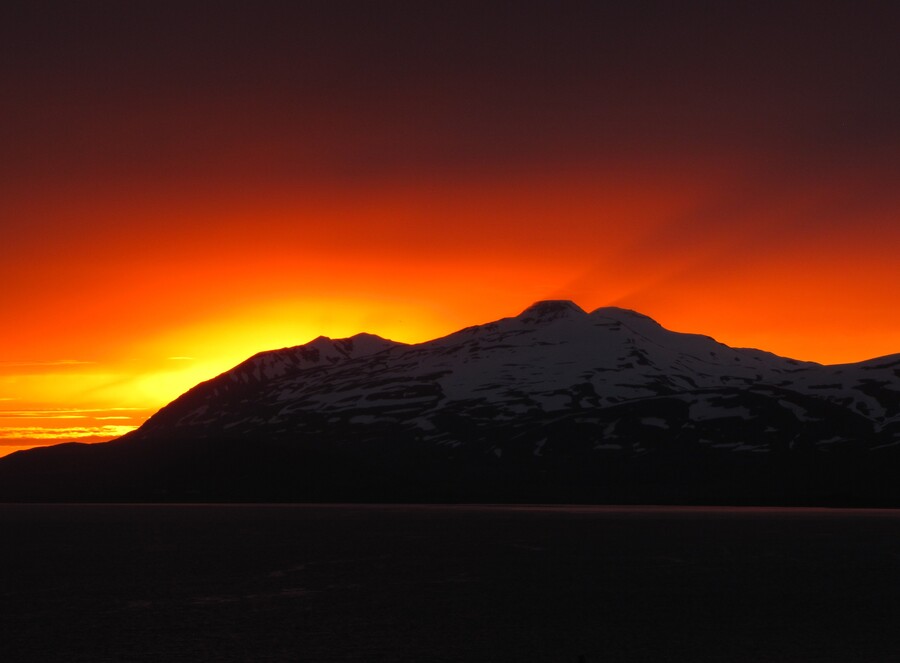 Sunset at Eyjafjörður