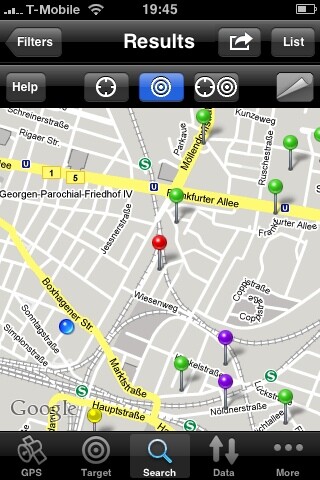 Geosphere App: Map