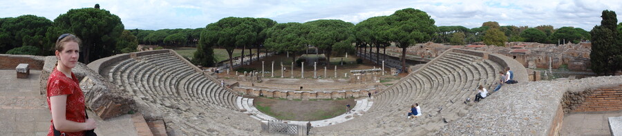 The Ostia Antica Amphitheatre