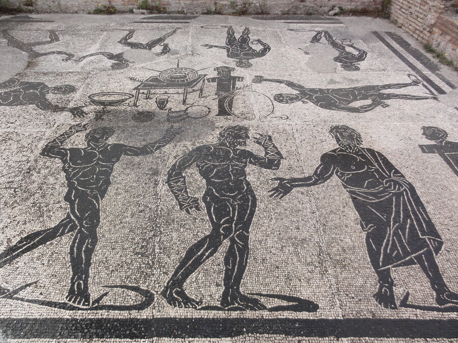 Another Floor Mosaic at Ostia Antica