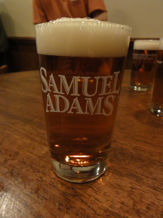 At the Samuel Adams Brewery Tour