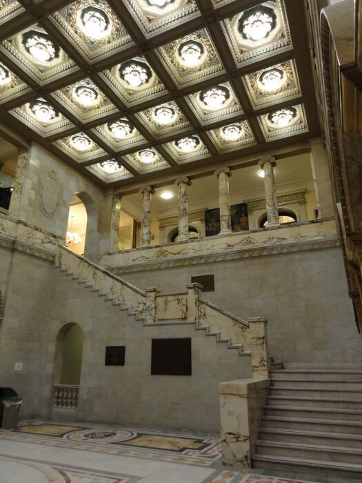 The Governour's Staircase at the Massachusetts State House