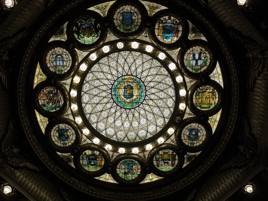 Ceiling Window at the Massachusetts State House