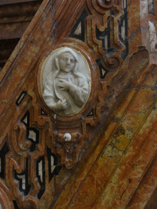 Detail in the Monasterio de la Cartuja in Granada