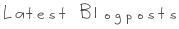 Latest Blogposts