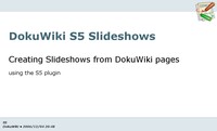 S5 DokuWiki theme