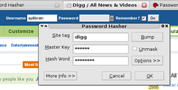 Password Hasher Dialog