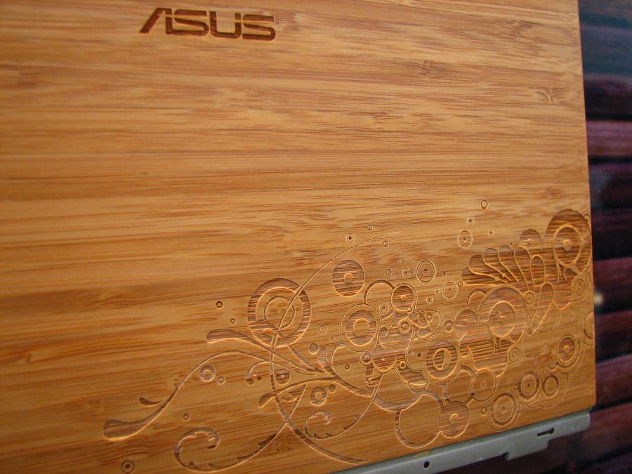 Bamboo Laptop Lid