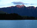 Lake Wakatipu in sunset