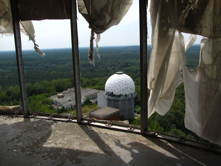 Radar Dome viewed from the Main Tower