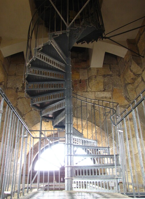 Staircase inside the Dreikönigskirche