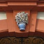 Flowers above a Doorway