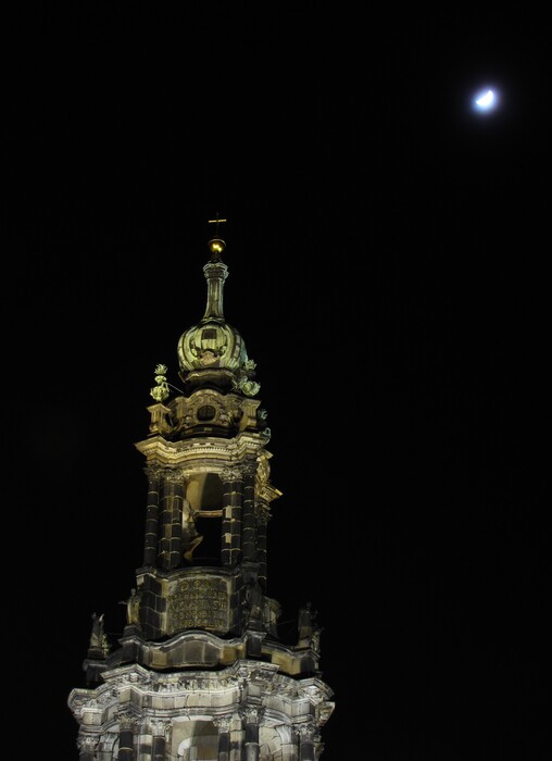 Moon above the Hofkirche