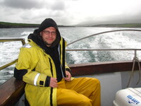 Me on the boat leaving Portmagee