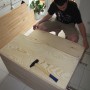 Attaching the back panels