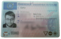 my license, with obligatory bad photo of me