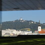 View from the Art Museum to Pöstlingberg Linz