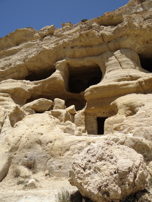 The Hippie caves of Matala