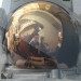 Us in the Helmet of a Space Suit at the Smithonian Aerospace Museum
