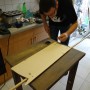 Adding the side bars for attaching the front