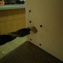 Drilling the 12mm hinge holes