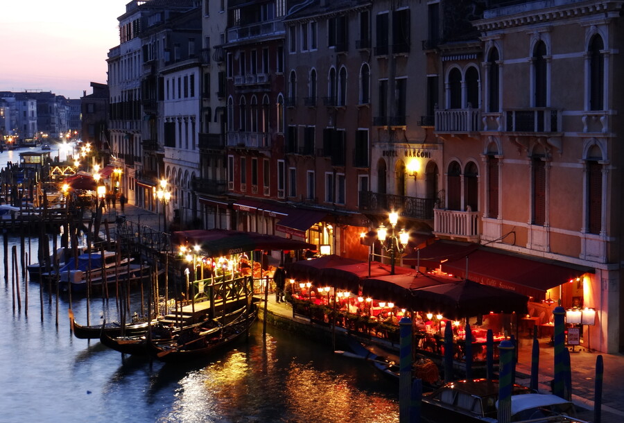 On Grand Canal by Night