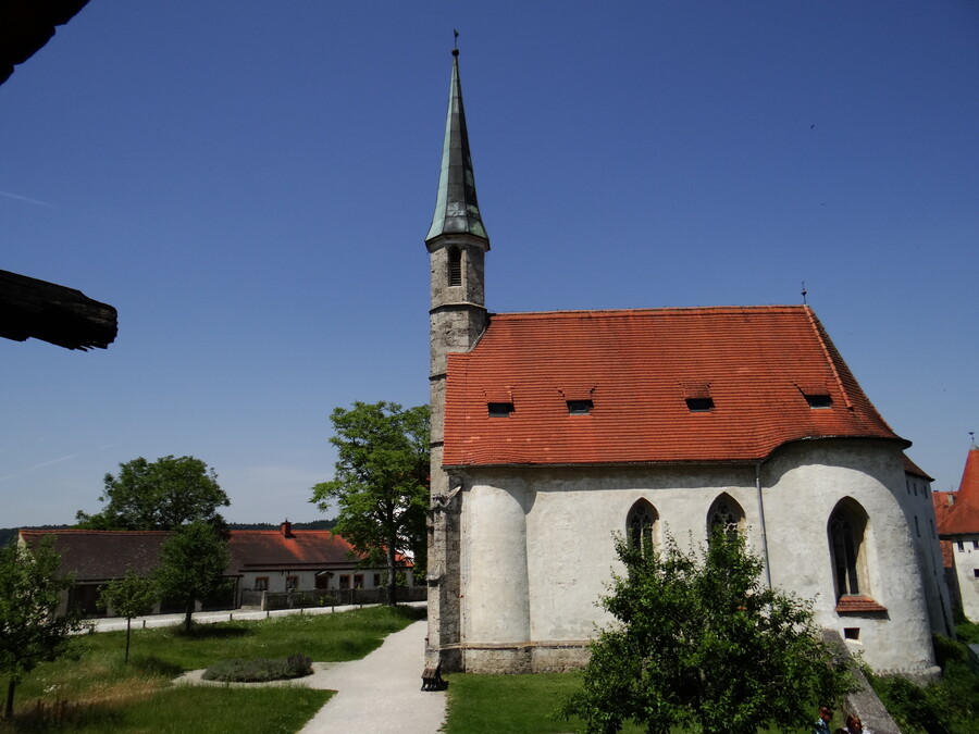 Church in Burghausen Castle (Bavaria)
