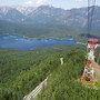 The Eibsee from the Zugspitze Cable Car