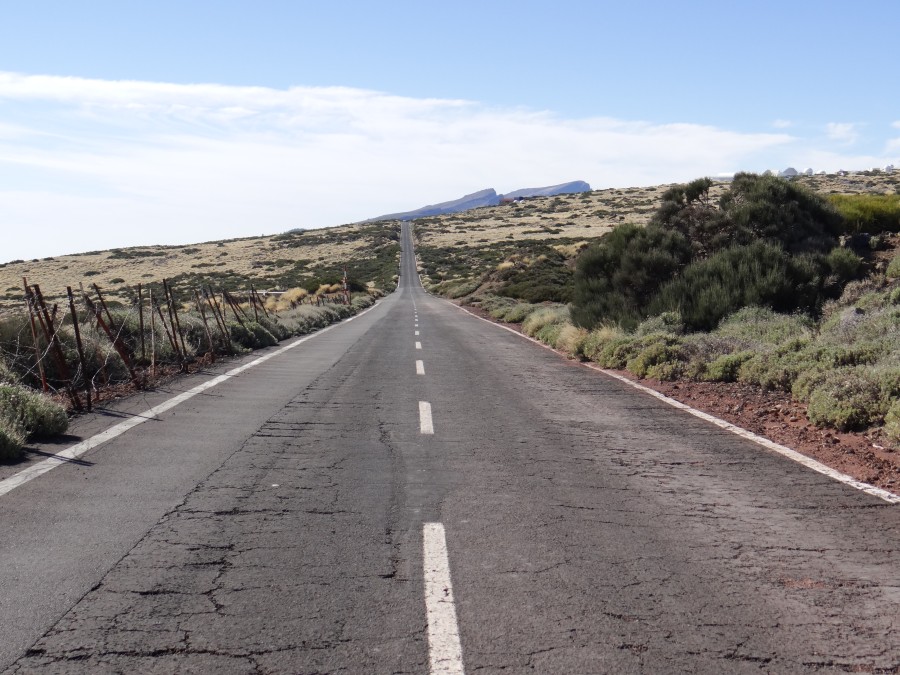 Road near Observatorio del Teide