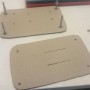 preparing the mounting card boards