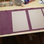 fitting the leather - this was the largest piece possible