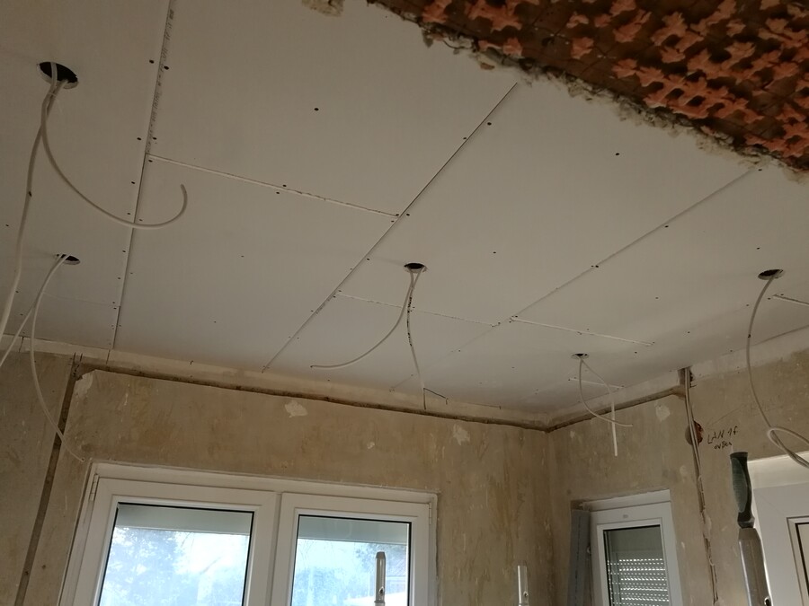 New Ceiling in the Mud Room