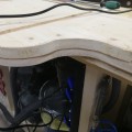 before routing  with the flush bit