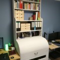 printer cupboard and shelf