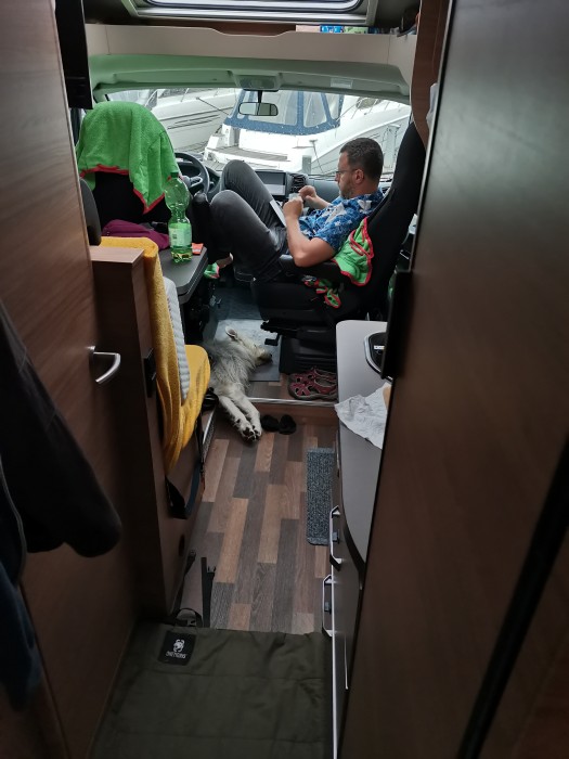 Camper van relaxation