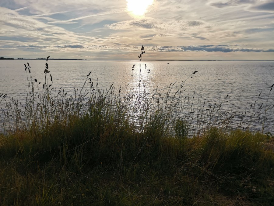 Sunset on Vättern