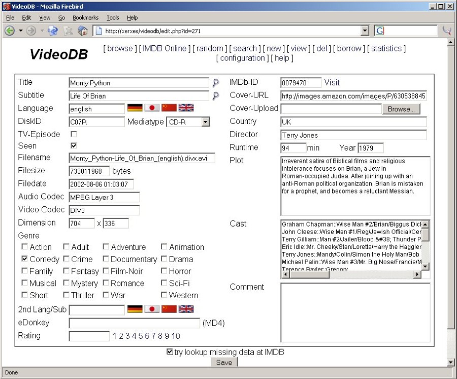 Edit Screen Edit Screen