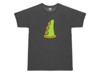 T-Shirt: Grün-Tentakel